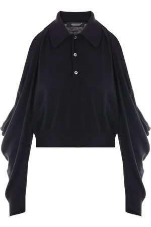 UNDERCOVER Playera tipo polo con aberturas