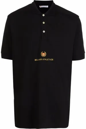 BEL-AIR ATHLETICS Playera tipo polo con logo bordado