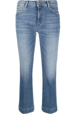 Sportmax Jeans capri con efecto lavado