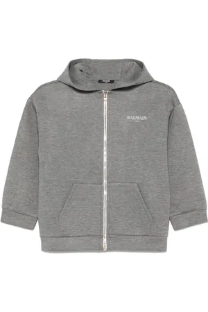 Balmain Hoodie con logo estampado