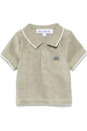 Tartine Et Chocolat Playera tipo polo texturizada