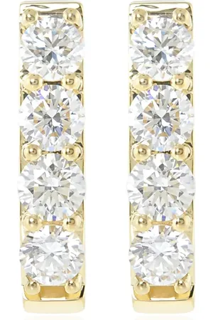 ALINKA Arracadas Linka Grande en oro amarillo de 18kt con diamantes