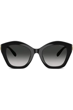 Coach Lentes de sol con placa del logo