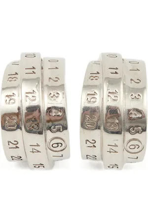 Maison Margiela Aretes con logo