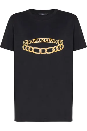 Balmain Playera con estampado Chain