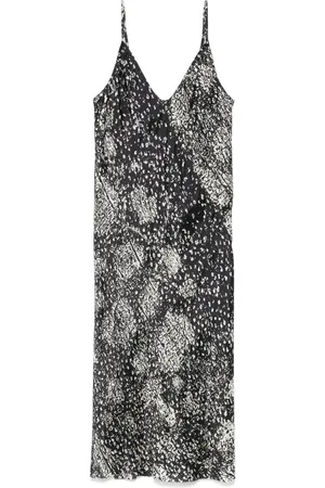 Rick Owens Slip dress con lobo estampado