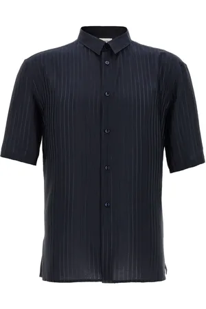 Saint Laurent Camisa con rayas estampadas