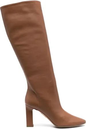 Aquazzura Botas altas Manzoni con tacón de 85mm