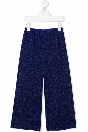 Oseree Pantalones acampanados con glitter