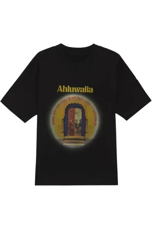 Ahluwalia Playera con eslogan estampado