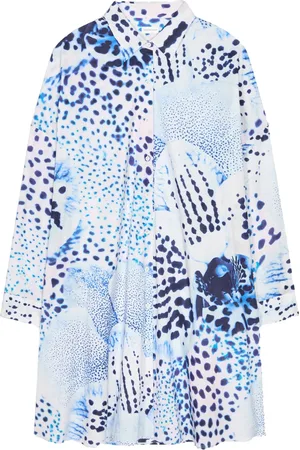 DRIES VAN NOTEN Vestido camisero estampado