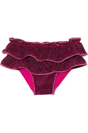 Oseree Bikini bottom con volantes