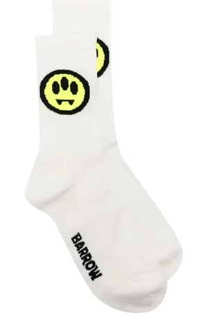 BARROW Calcetines tejidos de canalé con logo bordado