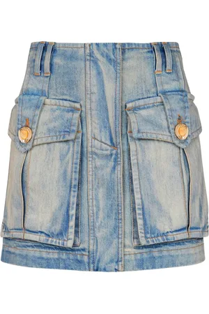 Balmain Falda con cinturón