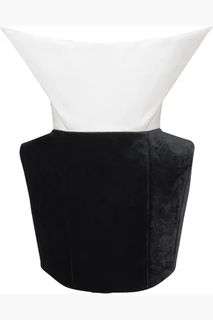 Balmain Vestido strapless estructurado