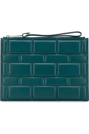 Bottega Veneta 2012-2024 Leather Grid Zipped clutch bag