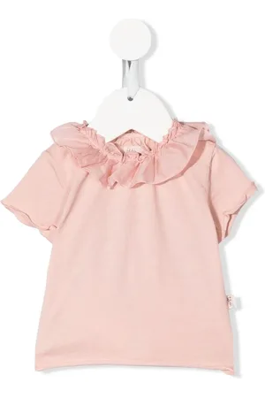 TEDDY & MINOU Playera con volantes en el cuello