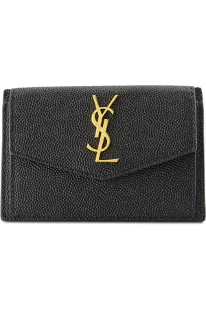 Saint Laurent Cartera con placa del logo