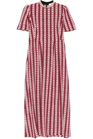 Muzungu Sisters Vestido midi con estampado gráfico