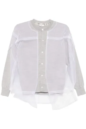Comme des Garçons Cárdigan con efecto a capas