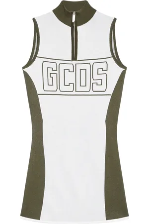 GCDS Vestido corto con logo estampado