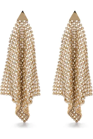Paco rabanne Aretes con detalles de cristal