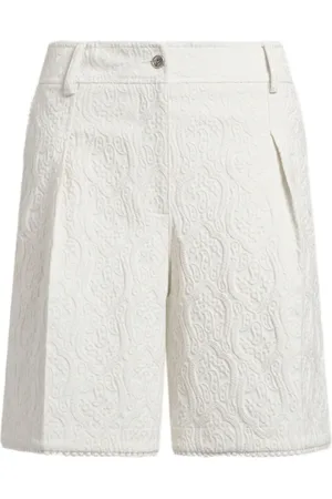 Etro Shorts con motivo de cachemira en jacquard