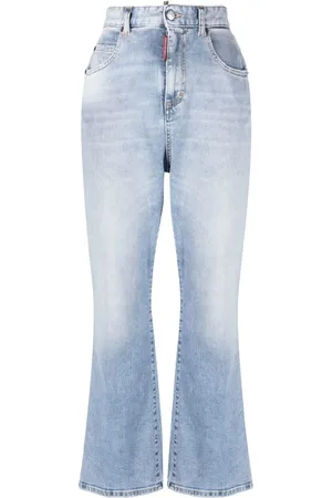 Dsquared2 Jeans capri de tiro alto