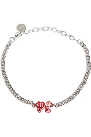 Palm Angels Pulsera de cadena con monograma