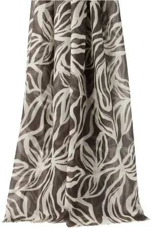 Brunello Cucinelli Mascada con estampado floral