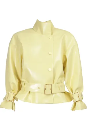 Rowen Rose Chaqueta bómber oversize de piel artificial