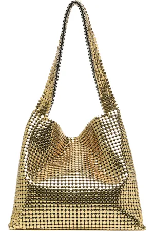 Paco rabanne Bolsa de hombro con efecto metalizado