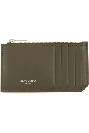 Saint Laurent Cartera con compartimentos y cierre