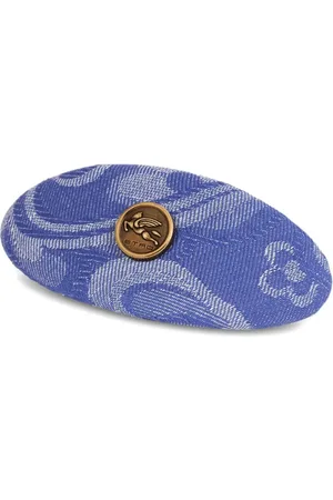 Etro Broche para el cabello de mezclilla en jacquard