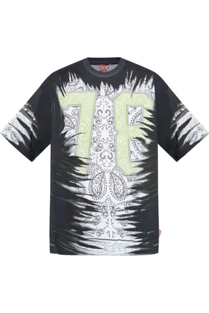 Diesel Playera con estampado de bandana