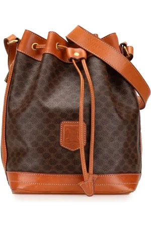 Céline 1995 Macadam Coated Canvas bucket bag