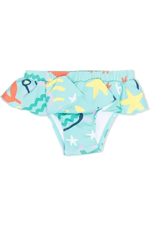 Stella McCartney Bikini bottom under the sea con volantes