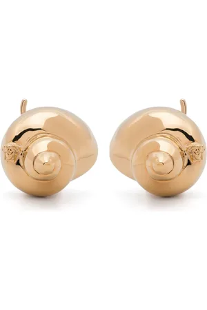 VERSACE Seashell clip-on earrings