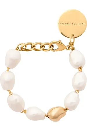 Vanessa Baroni Pearl-embellished bracelet