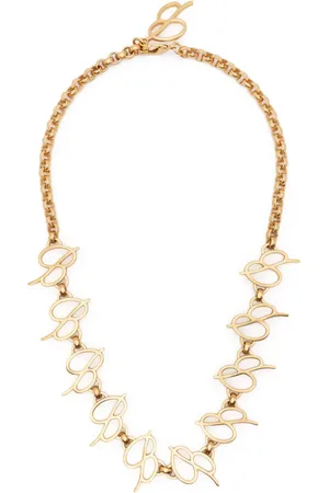 BLUMARINE Collar con detalle del logo