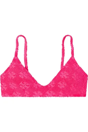 Tory Burch Top de bikini de tejido de rizo