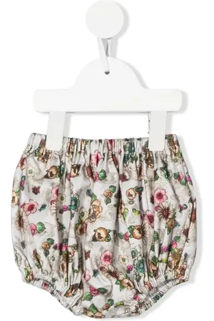 DOUUOD KIDS Shorts con estampado floral
