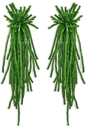 Oscar de la Renta Aretes Firework Tassel