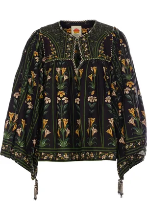Farm Rio Blusa Flowers Arch