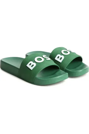 HUGO BOSS Flip flops con logo en relieve