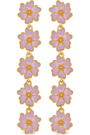 Oscar de la Renta Aretes Cherry Blossom