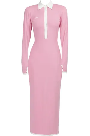 Rowen Rose Long-sleeves jersey midi dress