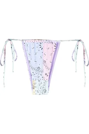 MC2 SAINT BARTH Bikini bottom Colin con estampado de bandana
