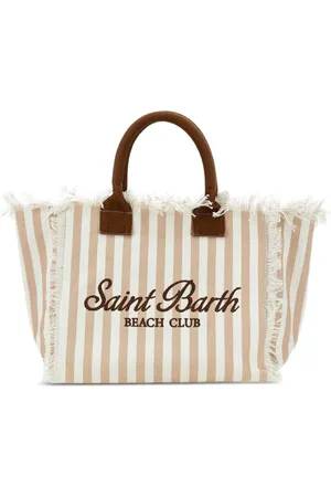MC2 SAINT BARTH Bolso shopper de algodón con solapa