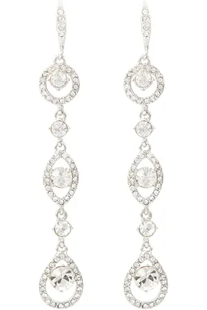Givenchy Aretes con detalles de cristales 2000